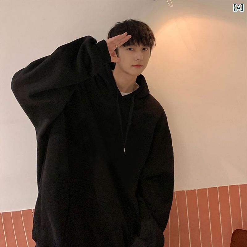 大きめサイズ メンズ スウェット カジュアル おしゃれ ファッション ぽっちゃり 起毛 フード シャツ レ..