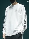 大きめサイズ メンズ トップス カジュアル おしゃれ ファッション アメリカ トレンド プリント 長袖 Tシャツ ゆったり 秋 ボトムス シャツ 快適 ラウンドネック