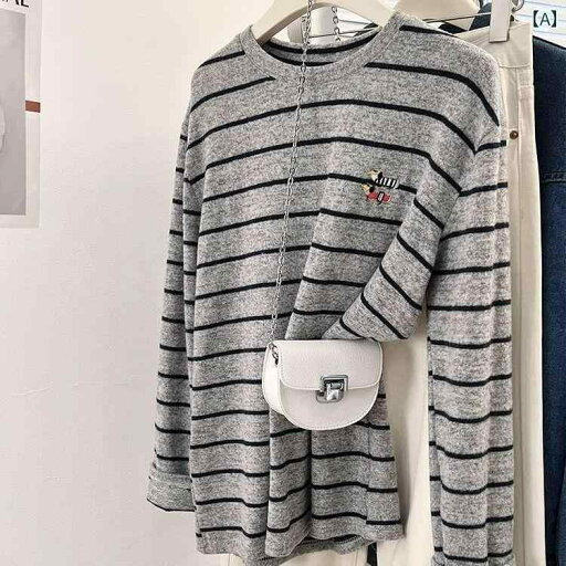 大きめサイズ メンズ トップス カジュアル おしゃれ ファッション ぽっちゃり アメリカン レトロ 刺繍 長袖 Tシャツ レディース 冬 インナー ストライプ ボトム シャツ 大きめサイズ メンズ トップス カジュアル おしゃれ ファッション ぽっちゃり アメリカン レトロ 刺繍 長袖 Tシャツ レディース 冬 インナー ストライプ ボトム シャツ
