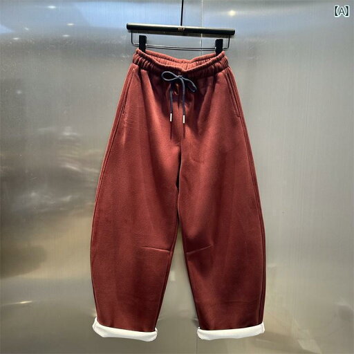 大きめサイズ メンズ パンツ カジュアル ズボン おしゃれ ファッション ぽっちゃり 赤 厚手 起毛 レディース 冬 ワイドレッグ スウェット イン 大きめサイズ メンズ パンツ カジュアル ズボン おしゃれ ファッション ぽっちゃり 赤 厚手 起毛 レディース 冬 ワイドレッグ スウェット イン