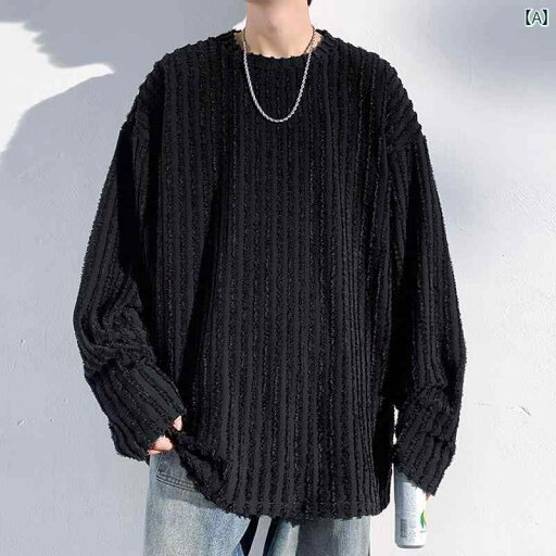 大きめサイズ メンズ トップス カジュアル おしゃれ ファッション ぽっちゃり トレンディ イン テクスチャー ド 長袖 Tシャツ 秋冬 レディース ロー エッジ ストライプ ボトム シャツ 大きめサイズ メンズ トップス カジュアル おしゃれ ファッション ぽっちゃり トレンディ イン テクスチャー ド 長袖 Tシャツ 秋冬 レディース ロー エッジ ストライプ ボトム シャツ