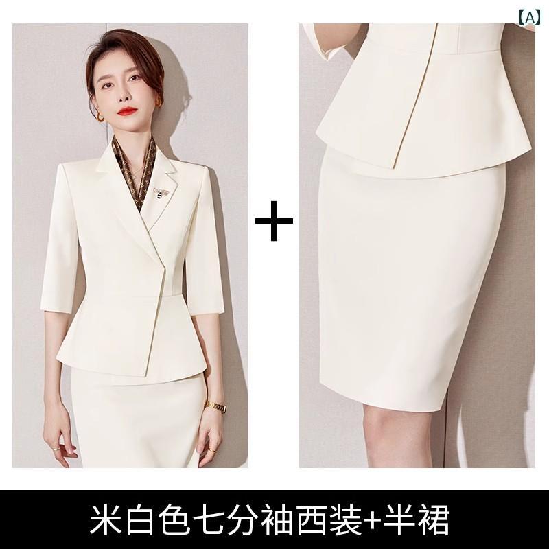 スーツ レディース ビジネス おしゃれ 通勤 オフィス フォーマル 入学式 卒業式 春秋 スカート フロント ファッション