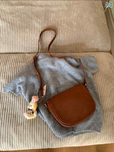レディース バッグ 普段使い 通勤 シンプル 韓国 レトロ ソフトレザー シンプル クロス ボディ スモール ワンショルダー カジュアル サドル ショルダー レディース バッグ 普段使い 通勤 シンプル 韓国 レトロ ソフトレザー シンプル クロス ボディ スモール ワンショルダー カジュアル サドル ショルダー