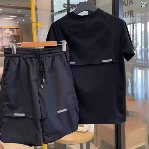 セットアップ メンズ 夏 半袖 カジュアル おしゃれ ハーフパンツ 半袖 2点 セット 通気性 快適 快適 穴 トレンド ストレッチ 速乾 スポーツ レジャー スーツ セットアップ メンズ 夏 半袖 カジュアル おしゃれ ハーフパンツ 半袖 2点 セット 通気性 快適 快適 穴 トレンド ストレッチ 速乾 スポーツ レジャー スーツ
