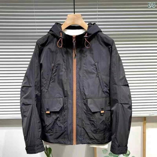 アウター メンズ おしゃれ ダンディ 春秋 トレンド新 ファッション ポケット フード ジャケット アウター メンズ おしゃれ ダンディ 春秋 トレンド新 ファッション ポケット フード ジャケット