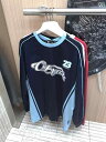 メンズ トップス おしゃれ カジュアル アメリカン レトロ 長袖 Tシャツ カジュアル ジャージ スポーツ レター