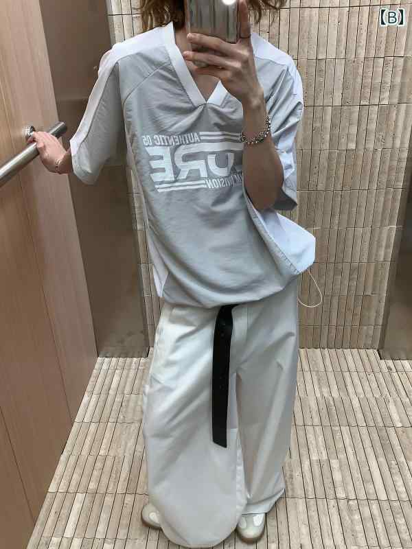 メンズ トップス おしゃれ カジュアル アメリカン レトロ 対照 ラグラン 半袖 Tシャツ 夏 レディース ゆったり 薄手 涼しい 涼しい