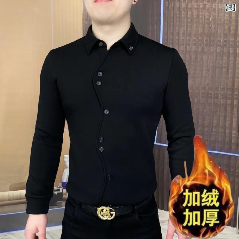 メンズ トップス おしゃれ カジュアル 秋冬 スウェットシャツ 蓮 前立て 長袖 スウェットシャツ スリム トレンド アウトドア カラー