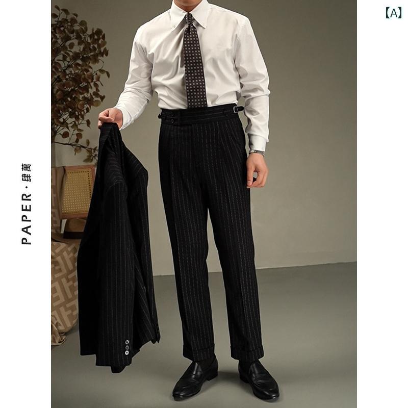 メンズ トップス おしゃれ ダンディ 4つ ボタン 広角 襟 無地 シャツ 通勤 ビジネス カジュアル スリム 長袖 シャツ