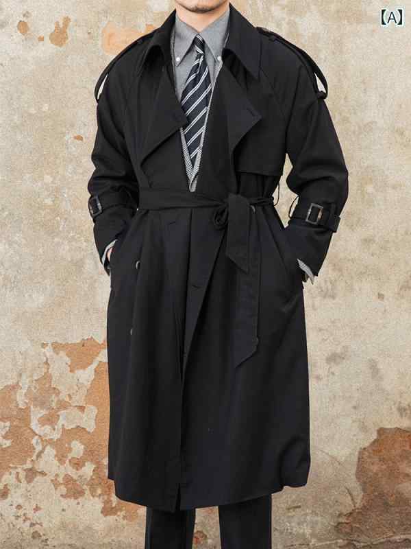 メンズ ファッション おしゃれ ダンディ かっこいい ロング カジュアル 高 職人 レトロ エレガント レトロ コート ジャケット トレンド