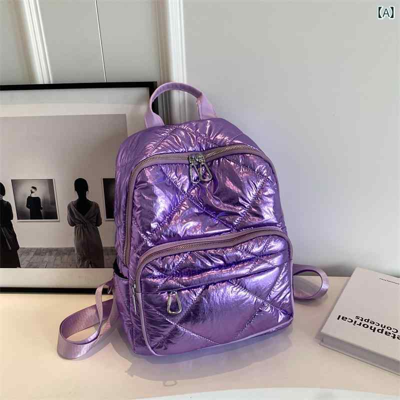 リュック レディース おしゃれ 普段使い ダウン バッグ 秋冬 厚手 暖かい 宇宙 コットンバッグ 韓国 フ..