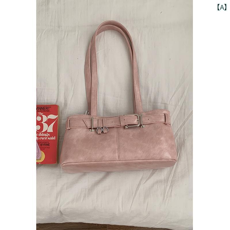 レディース バッグ 普段使い レトロ ポータブル 通勤 秋冬 韓国 大容量