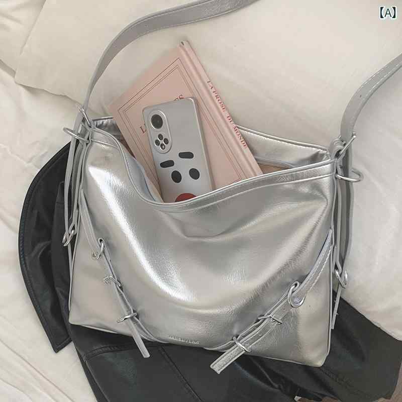 レディース バッグ 普段使い トレンディ クール オートバイ トレンディ ファッション 脇下 テクスチャ..