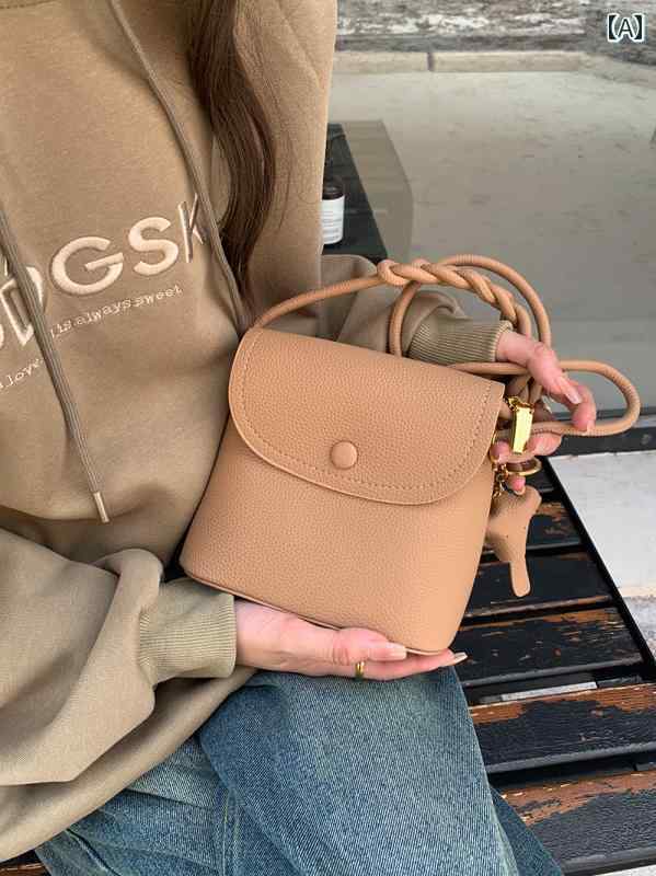 レディース バッグ 普段使い レトロ 携帯電話 トレンディ 秋冬 シングル ショルダー クロス ボディバッグ イン バケット