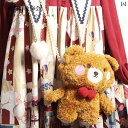 レディース バッグ かわいい 女の子 普段使い ロリータ ファッション クマ クロス ボディバッグ ぬいぐるみ リュック 小さめ ショルダー ガーリー ハート