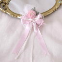 ヘアアクセサリー レディース 女の子 ロリータ コスプレ かわいい ピンク サテン バレエ ヘア バンド エッジ クリップ ハット ヘア バンド 羽 フラット ...