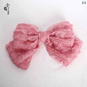 ヘッドアクセサリー レディース ロリータ コスプレ 小物 ガーリー Liwu 詩 春 フェアリー レース ケーキ レイヤー 大きめ リボン ヘアピン トップ ク...