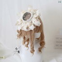 ヘッドアクセサリー レディース ロリータ コスプレ 小物 ガーリー レトロ 小さめ ハット ティーパーティー ゴージャス リボン フラット ハット 中国 折衷 ...