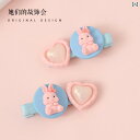 ヘッドアクセサリー レディース ロリータ コスプレ 小物 ガーリー 昭 ウサギ ラブ ヘア クリップ かわいい ペア クリップ 子供 カモノハシ クリップ 帽子