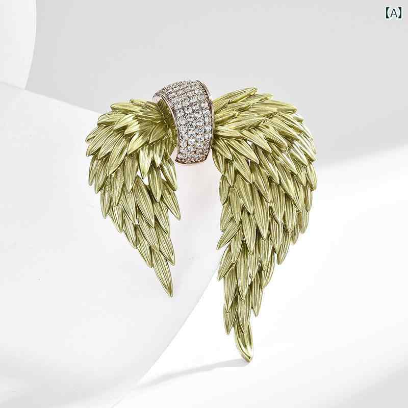 ブローチ レディース アクセサリー ローター ウィング 淡水 スーツ コサージュ ピン 軽量 涼しい