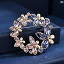 ブローチ レディース アクセサリー 母の日 ギフト 軽量 涼しい レトロ 花輪 コサージュ エレガント コート カーディガン ピン