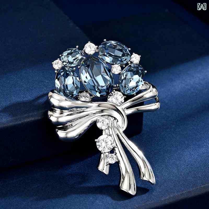 ブローチ レディース アクセサリー 母の日 ギフト フラワー 精巧 スーツ コート コサージュピン ホリデー