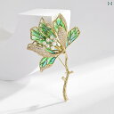 ブローチ レディース アクセサリー 母の日 ギフト エレガント ベゴニア 花 精巧 チャイナ風 コサージュ コート ジャケット
