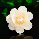ブローチ レディース アクセサリー 母の日 ギフト 牡丹 花 螺鈿 コサージュ コート ホリデー