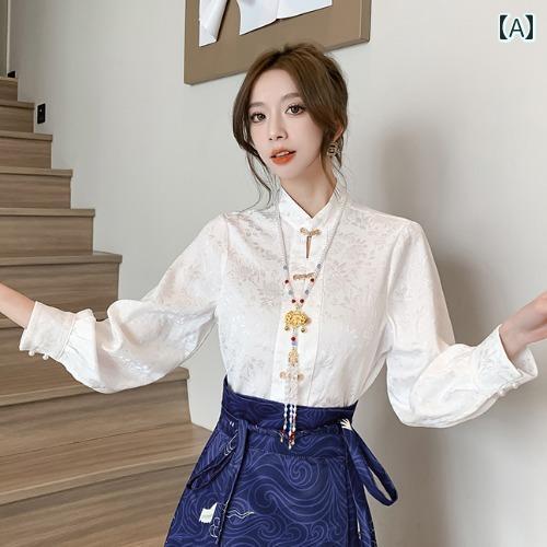 レディース ファッション おしゃれ 上品 ブルー チャイナ風 服 馬顔スカート セットアップ ハイウエスト トップス チャイナ風 普段使い レディース ファッション おしゃれ 上品 ブルー チャイナ風 服 馬顔スカート セットアップ ハイウエスト トップス チャイナ風 普段使い