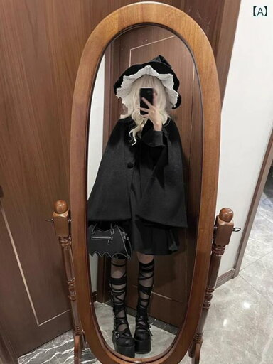 ロリータ ファッション コスプレ 衣装 コスチューム 海外 レディース 高 生地 秋冬 ケープ コート ロリータ ファッション コスプレ 衣装 コスチューム 海外 レディース 高 生地 秋冬 ケープ コート