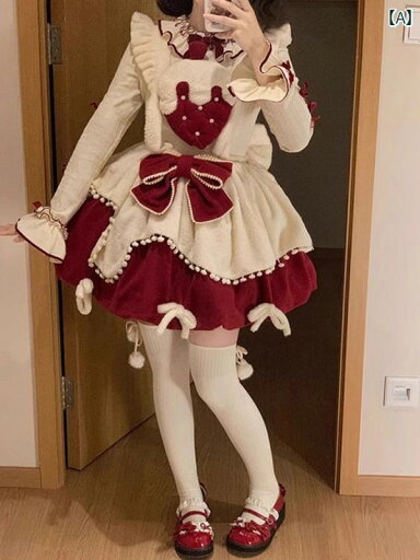 ロリータ ファッション コスプレ 衣装 コスチューム ストロベリーー かわいい 人形 感覚 バド スカート 秋冬 普段使い スカート ロリータ ファッション コスプレ 衣装 コスチューム ストロベリーー かわいい 人形 感覚 バド スカート 秋冬 普段使い スカート