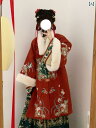 漢服 コスチューム レディース ファッション おしゃれ ステージ 撮影 舞台衣装 コスプレ 新年 戦闘 服 赤 明代 襟 シャツ ロング コート 起毛 厚手 馬...