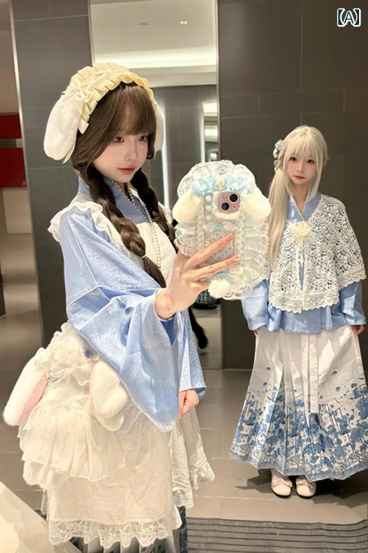 コスプレ 衣装 漢服 コスチューム レディース ファッション ステージ 撮影 舞台衣装 漢 洋 折衷 新年 ..