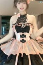 コスプレ 衣装 レディース コスチューム パーティー 写真撮影 エロス ブラックパウダー ホルターネック ドレス ロリータ オン ザラン ふわふわ プリンセス ドレス