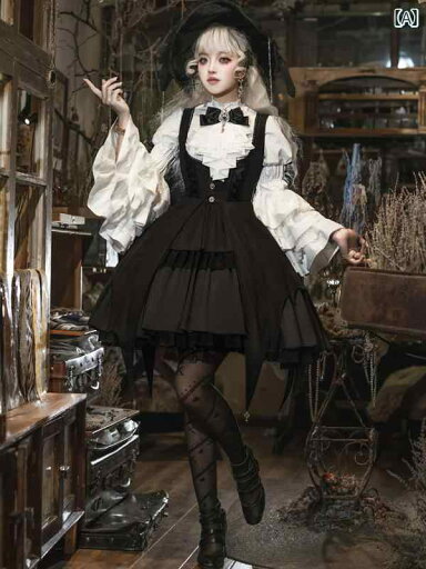 コスプレ 衣装 レディース コスチューム パーティー 写真撮影 ハロウィン 衣装 魔法 少女 ゴス ドレス デイリー ドレス 秋 コスプレ 衣装 レディース コスチューム パーティー 写真撮影 ハロウィン 衣装 魔法 少女 ゴス ドレス デイリー ドレス 秋