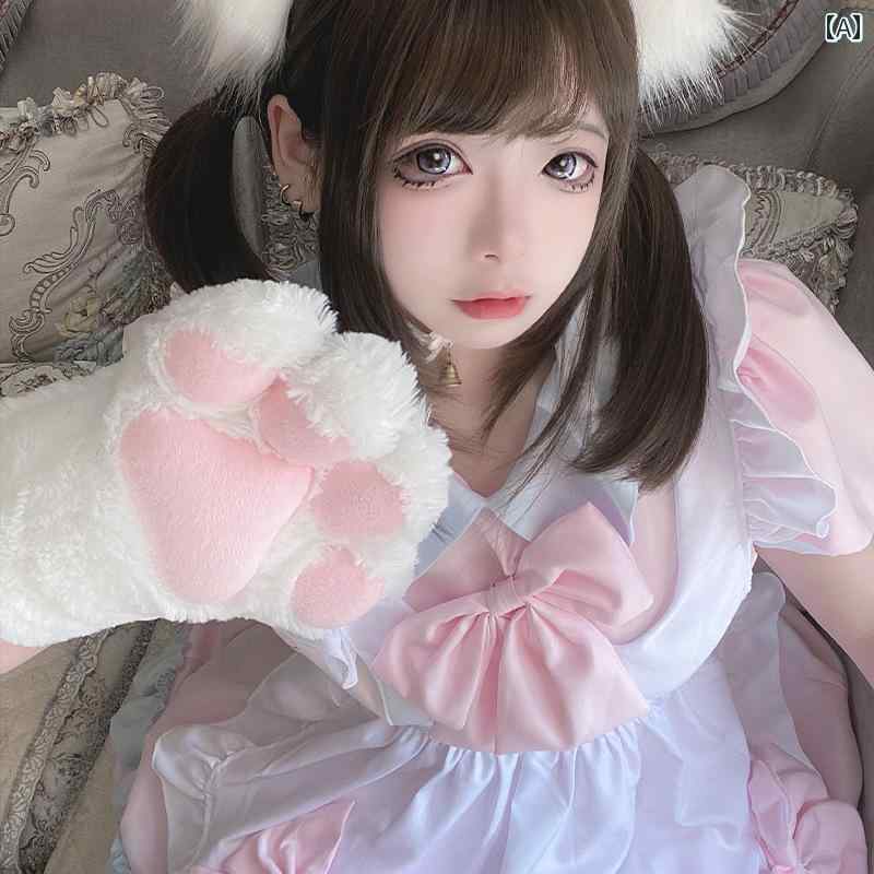 コスプレ 衣装 レディース コスチューム パーティー 写真撮影 普段使い かわいい ドレス かわいい ピンク ブルー メイド 衣装