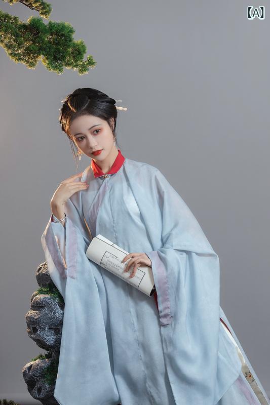 漢服 コスチューム レディース ファッション おしゃれ ステージ 撮影 舞台衣装 コスプレ 清 遠 明 後期 スタンドカラー ガウン 装飾 馬顔スカート ワンピース 鎧より 黒 ダブルブレスト 春 玉 錦