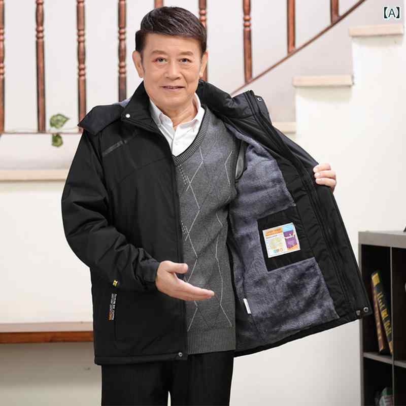 アウター メンズ おしゃれ 綿入り ジャケット お父さん 冬 ジャケット 中綿 ジャケット 起毛 厚手 綿入り ジャケット 大きめサイズ ジャケット