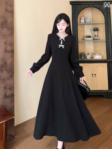 大きめサイズ レディース おしゃれ ファッション 秋冬 黒 復古 起毛 長袖 ワンピース 婦人服 ぽっちゃり フレンチ スリム 風 ロング スカート 大きめサイズ レディース おしゃれ ファッション 秋冬 黒 復古 起毛 長袖 ワンピース 婦人服 ぽっちゃり フレンチ スリム 風 ロング スカート