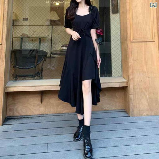 大きめサイズ レディース おしゃれ ファッション 夏 韓国 婦人服 お腹 隠せる 黒 レース 肩ひも スカート ぽっちゃり 細 風 不規則 ロング スカート 大きめサイズ レディース おしゃれ ファッション 夏 韓国 婦人服 お腹 隠せる 黒 レース 肩ひも スカート ぽっちゃり 細 風 不規則 ロング スカート