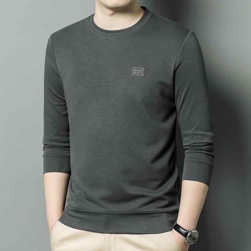 トップス メンズ 長袖 プルオーバー 薄手 カジュアル ゆったり おしゃれ ラウンドネック カットソー 普..