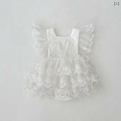 ベビー服 かわいい 生後 1ヶ月 女の子 プリンセス ドレス ボディ 夏新 レース 薄手 涼しい 涼しい ホワイト 写真 ベビー服 かわいい 生後 1ヶ月 女の子 プリンセス ドレス ボディ 夏新 レース 薄手 涼しい 涼しい ホワイト 写真
