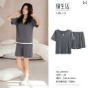 カップル ペア ルームウェア お揃い メンズ レディース パジャマ リラックス 夏 綿 半袖 ショート パンツ 薄手 涼しい 涼しい 大きめサイズ 無地 シンプ...