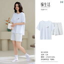 ルームウェア レディース リラックス パジャマ プレゼント 夏 綿 半袖 ショート パンツ 薄手 涼しい 涼しい 夏 涼しい 綿 スポーツ ホーム 服 セット ...