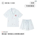 ルームウェア レディース リラックス パジャマ プレゼント ひんやり 快適 夏 胸パッド 半袖 ショート パンツ ラブ リボン チェック 夏