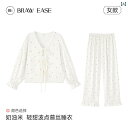ルームウェア レディース リラックス パジャマ プレゼント ひんやり 快適 プリンセス ドット 長袖 フレンチ パレス 春 レース セット