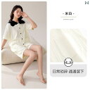 ルームウェア レディース リラックス パジャマ プレゼント 夏 綿 半袖 ショート パンツ 家 着 夏 薄手 涼しい 涼しい かわいい プリンセス 風 セット