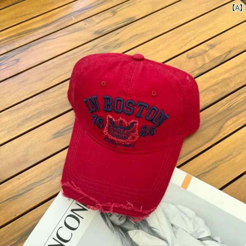 レディース 帽子 おしゃれ 春夏 野球帽 古 風穴 深い トップ つば広 小顔効果 小さめ 日よけ キャップ