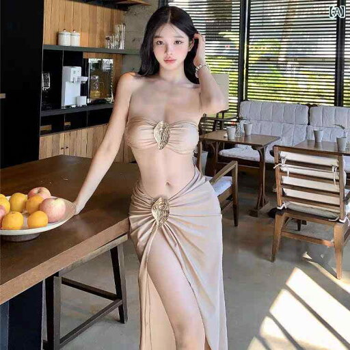 ビキニ 水着 レディース セクシー ビーチ チューブ トッ ングスカート 3点 ビーチ アイランド バケーション ビキニ 水着 レディース セクシー ビーチ チューブ トッ ングスカート 3点 ビーチ アイランド バケーション