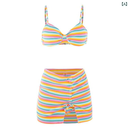 ビキニ 水着 レディース セクシー ビーチ 虹 3点 スカート ファッション セパレート 魅惑 海辺 温泉 ビキニ 水着 レディース セクシー ビーチ 虹 3点 スカート ファッション セパレート 魅惑 海辺 温泉